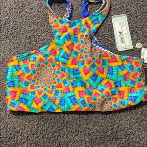 Luli fama reversible bikini top